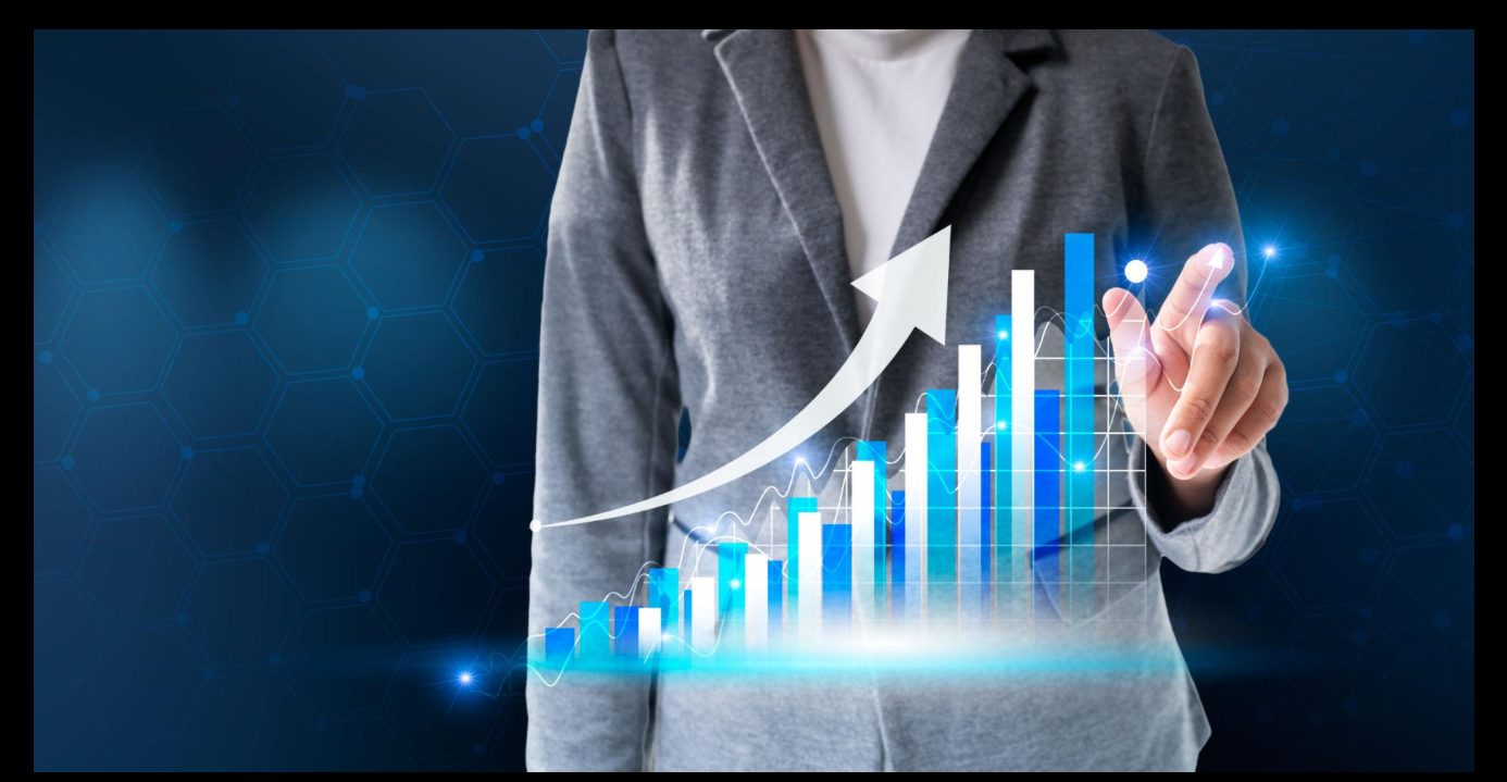 Business growth analytics concept